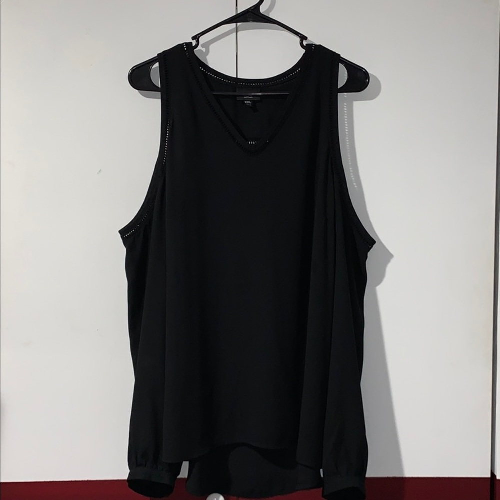 Cold Shoulder Dress Shirt